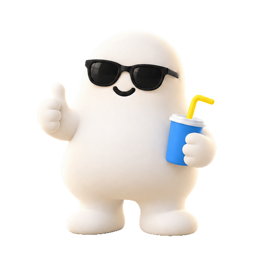 Squee-P in the ivory skin wearing sunglasses and raising a cup