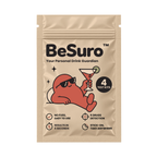 BeSuro™ Nocturne Sand beige pouch full product view