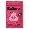 BeSuro™ Electric Flamingo pink pouch, 4 test kits